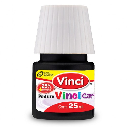 Pintura Vinci Negro Bujía 25ml 10pz