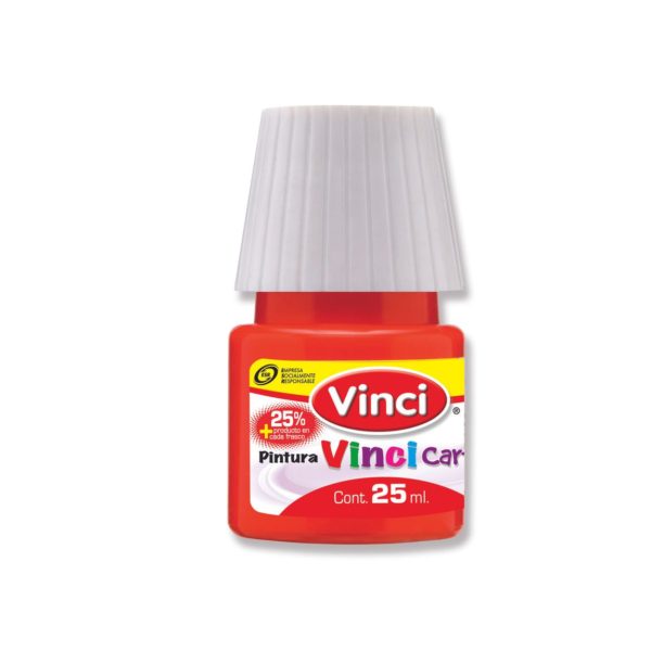 Pintura Vinci Rojo 25ml 10pz