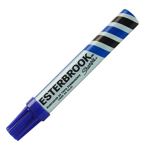 Marcador Esterbrook Permanente Azul 3pz