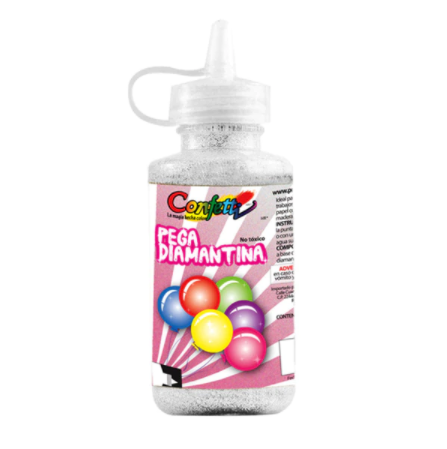 Pegadiamantina Confetti Blanca 60ml