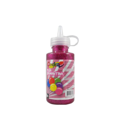 Pegadiamantina Confetti fucsia 60ml