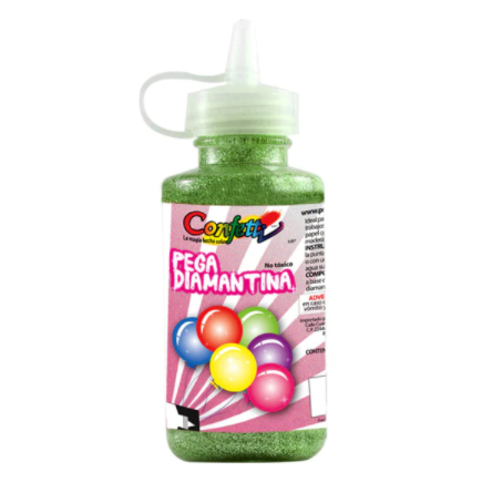 Pegadiamantina Confetti Verde 60ml